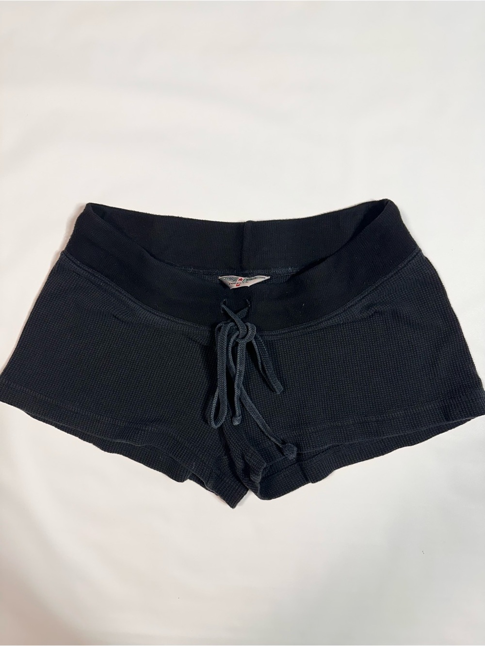 Hard Tail Black Drawstring Bike Shorts
